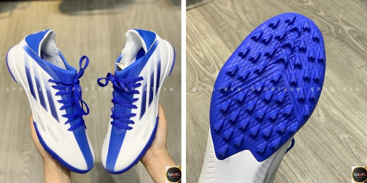 Adidas X Speedflow .3 TF Diamond Edge - Trắng Xanh - GW7509